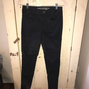 Black High Rise Jeggings